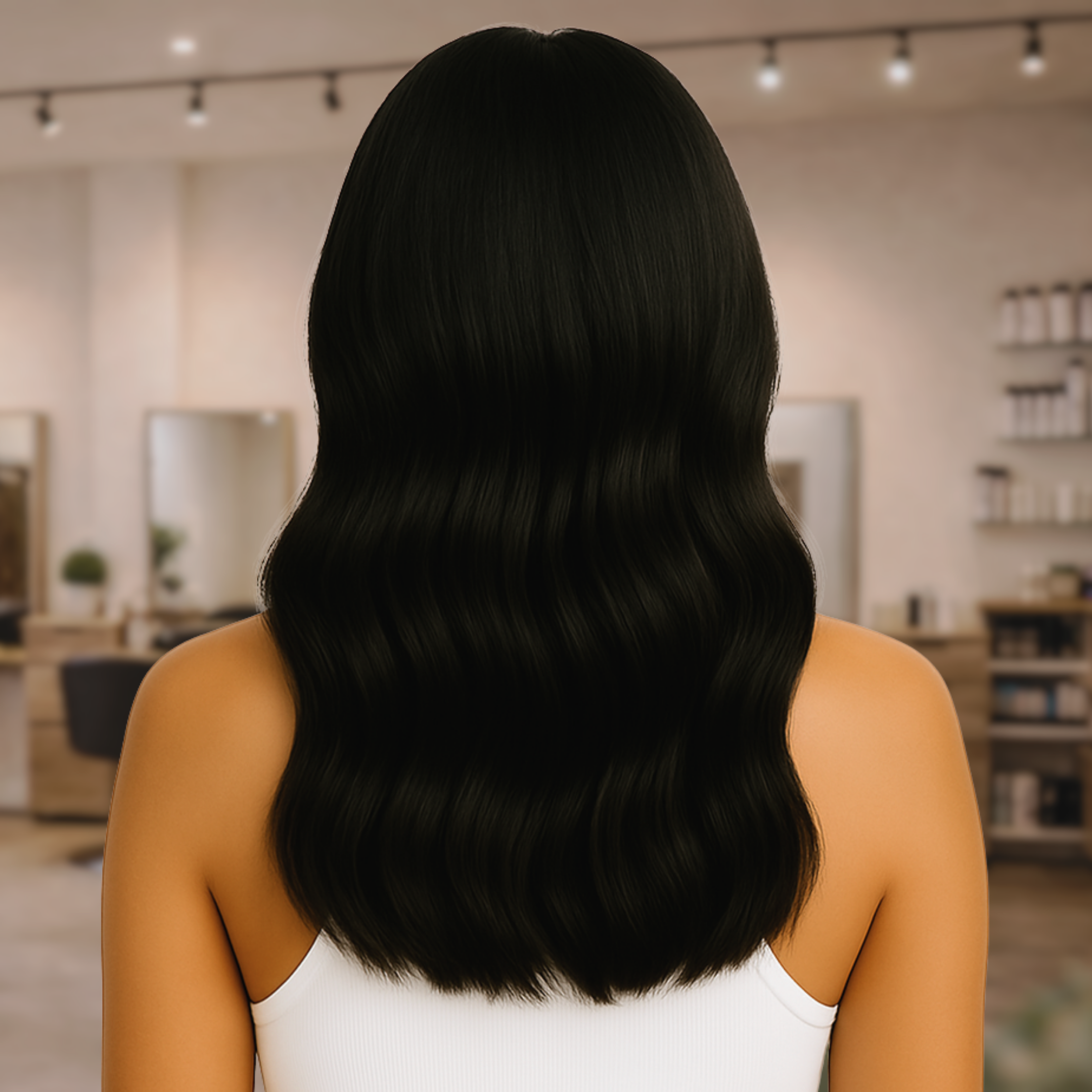2 Rows Hand-tied Extension Slide Up