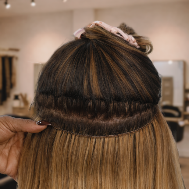 3 Rows Hand-tied Extension Slide Up