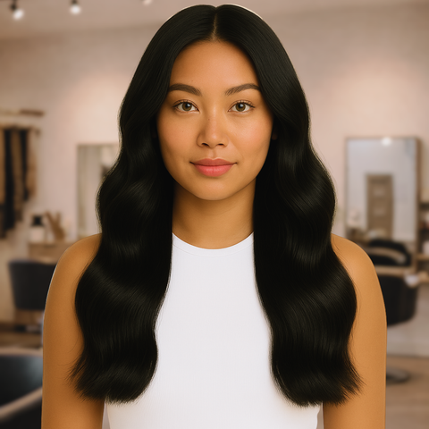 Milbon Hydration Treatment with Extensions