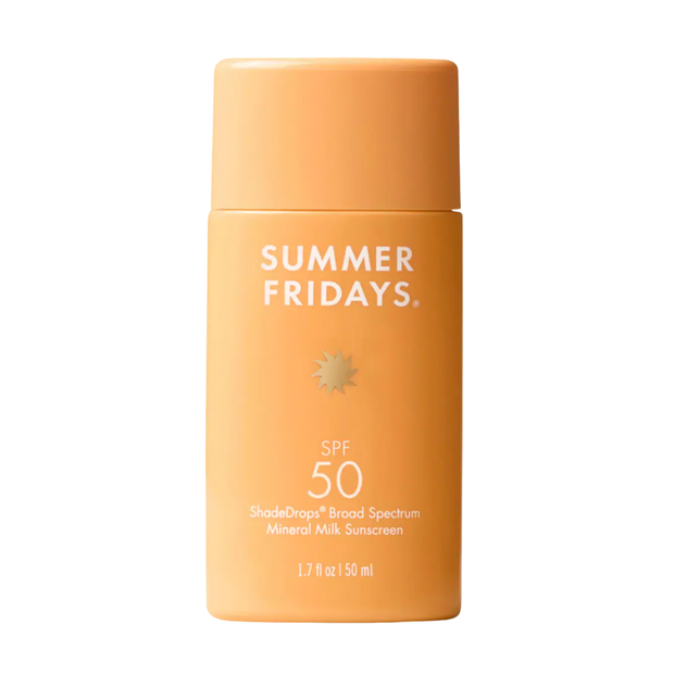 Summer Fridays ShadeDrops Broad Spectrum SPF 50 Daily Mineral Milk Sunscreen